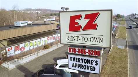 Ez rent to own - Jul 26, 2022 · EZ Rent-to-Own, Schuylkill Haven, Pennsylvania. 516 likes · 9 talking about this. Schuylkill County's best spot for Rent To Own vehicles. No credit check! Everyone is approved!!! Ove 